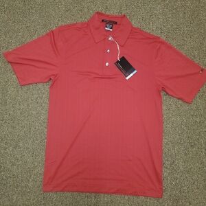 NEW Nike Tiger Woods Collection Polo Red Shirt Dri-FIT Golf 351122 Mens XS